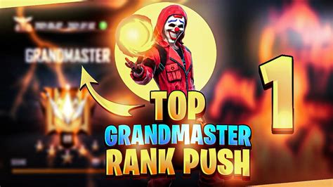 Push To Top 1 Grandmaster Rank Push With Actionbolt Free Fire Youtube