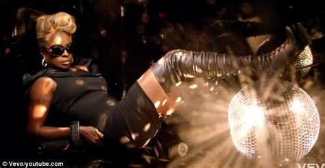 Mary J Blige Kicks Up Her Kinky Thigh High Heels In Racy Music Video