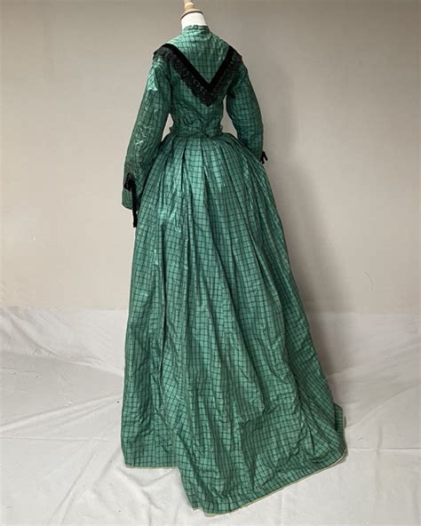 Silk Taffeta Two Piece 1865 English And European Dress Meg Andrews