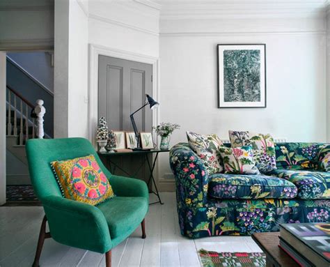 Floral Sofas Floral Living Room Furniture Emerald Green Armchair