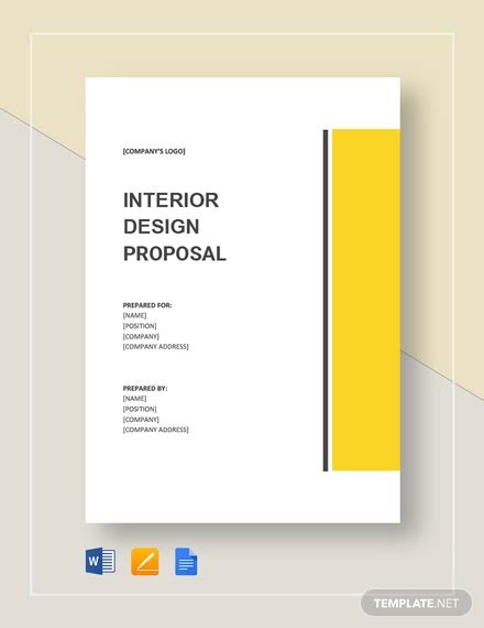 Interior Design Proposal Examples Format Pdf