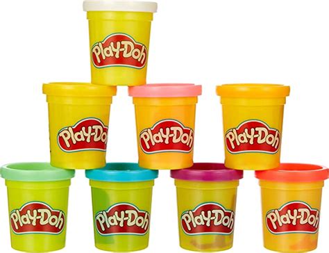 Play Doh 8 Pack Rainbow Non Toxic Modeling Compound With 8 Colours E5044eu4 Uk