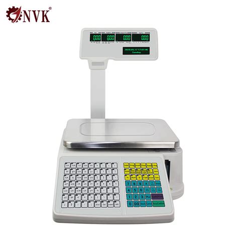 30kg Electronic Barcode Label Printing Weighing Scales Cash Register