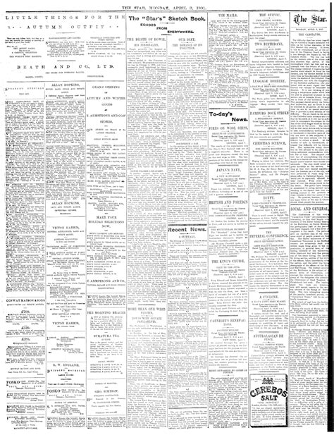 Papers Past Newspapers Star Christchurch 8 April 1907 Page 2