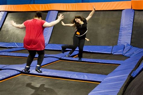 Bouncing Off The Walls At Sky Zone In Mississauga