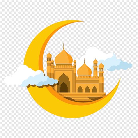 Crescent Moon And Mosque Illustration Ramadan Islam Mosque Ramadan