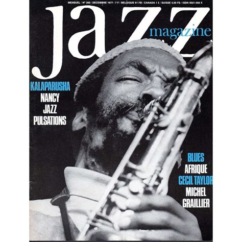 jazz magazine n°260 de kalaparusha revista con swingsong ref 115151726