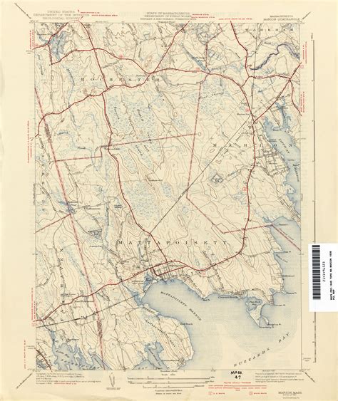 Massachusetts Historical Topographic Maps Perry Castañeda Map
