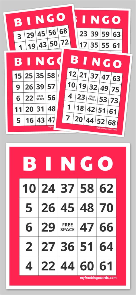 Make Your Own Free Bingo Cards At Free Printable