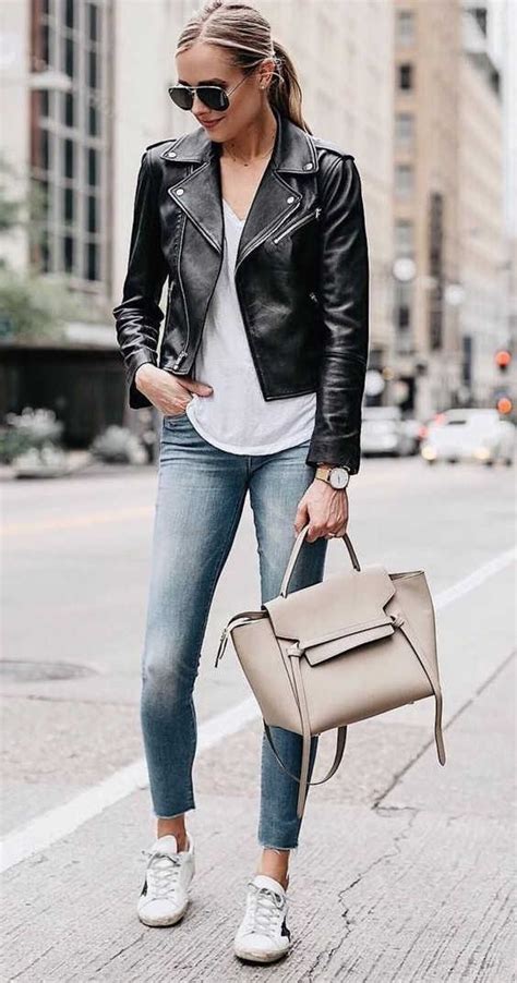 27 Ways To Wear Black Leather Jackets For Women One And Only Guide