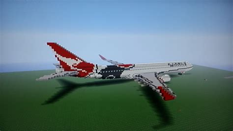 Boeing 737 800 Qantas Airlines Special Livery Minecraft Map