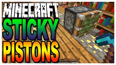 This is a tutorial on how to make multiple stacked vertical pistons work off what one switch and what the limitations are. Minecraft - How to Make Sticky Pistons (Map Giveaways in ...