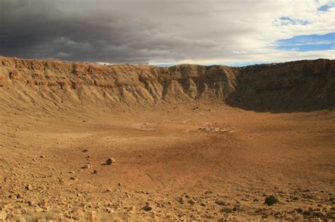 Floor Of Meteor Crater Northern Arizona Arizona Geology Magazine