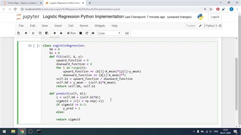 Logistic Regression Python Implementation Getting Started With