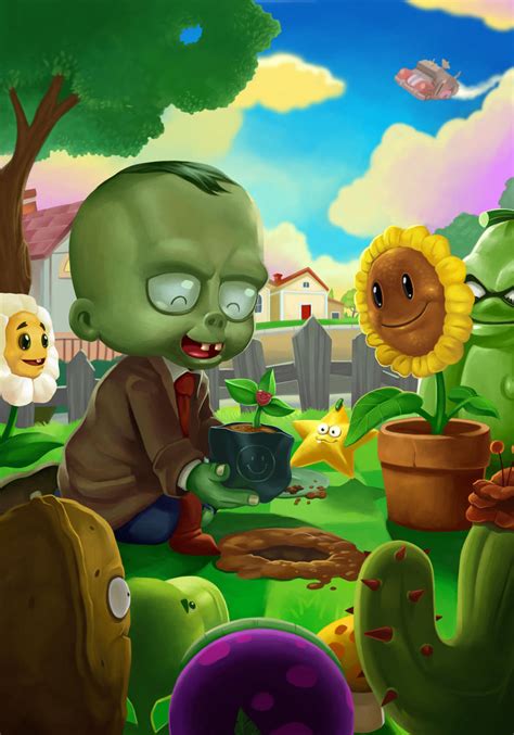 Planting Friendship Plants Vs Zombies By Bonify On
