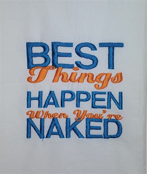 Best Things Happen When You Re Naked Etsy