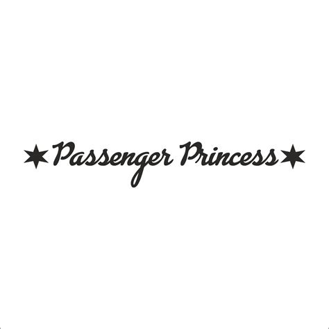 Sticker Passenger Princess