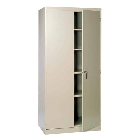 1381 Metal Office Cabinet Metal Cabinet With 4 Shelves Lyon