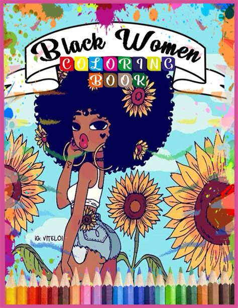 Buy Black Women Coloring Book Adults Coloring Book With Gorgeous Black