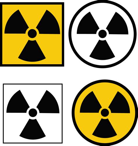 Radiation Danger Vector Pictogramionizing Radiation Hazard Symbol