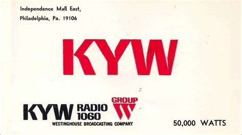 Kyw Radio 1060 Khz Philadelphia Pa Usa 1994 Youtube