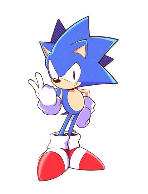 Artsyrc On Twitter Classic Sonic Sonic Fan Art Sonic