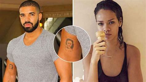 Rihanna And Drake Matching Tattoos Drake And Rihanna Have Matching Shark Tattoos Rihanna