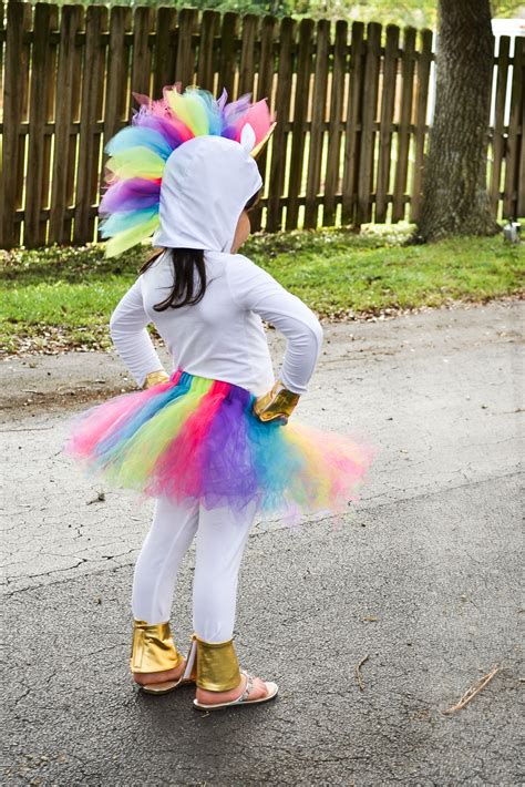Rainbow Unicorn Costume Tutorial And Pattern Diy Unicorn Costume