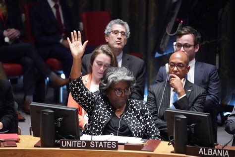 Us Vetoes Un Security Council Resolution For Humanitarian Pause