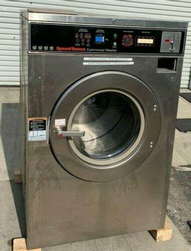Speed Queen Front Load Washer Coin Op 40lb 3ph Model Sc40md2ou60001