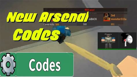 Expired roblox arsenal codes ; NEW Arsenal Codes! (Gameplay) - YouTube