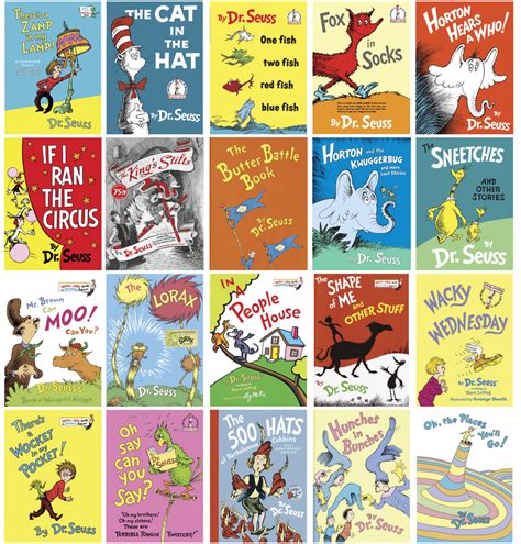 Seuss quotes and tons of interesting facts about the author and illustrator for your next research paper. School Specialty Dr Seuss Book Set One, Set of 20 - SCHOOL ...