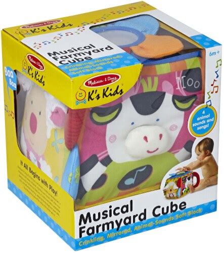 Melissa And Doug Musical Farmyard Cube Learning Toy 1 Learning Toy Kroger