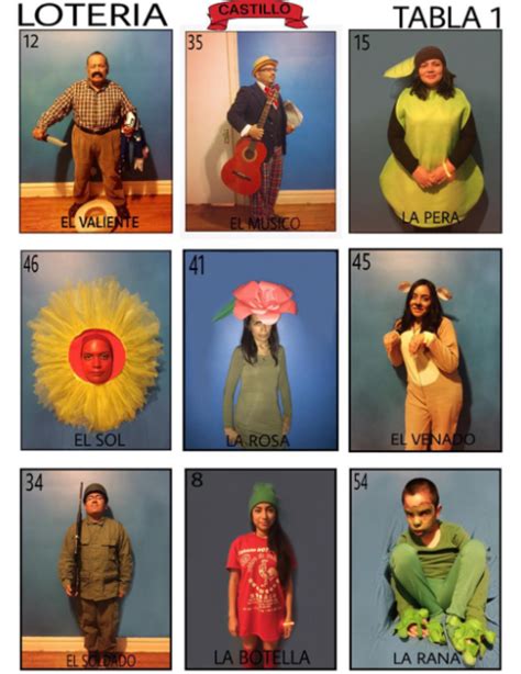 Diy Loteria Costume Ideas