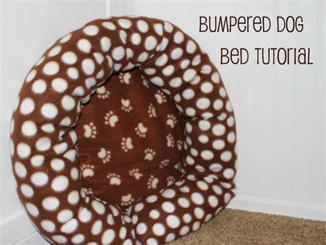 Cloth Quick Project Bumpered Dog Bed Tutorial Diy Dog Bed Pillow Dog