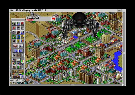 An Old Computer Game With A Giant Robot In The Center And Lots Of