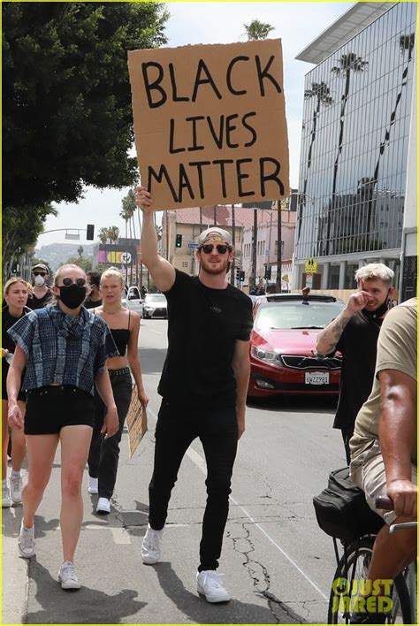 Logan Paul And Girlfriend Josie Canseco Show Their Support At Black Lives
