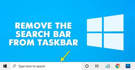 How To Remove The Search Bar From Taskbar On Windows 10 Laptrinhx