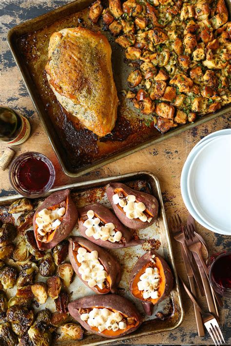 Christmas dinner and wine…what a conundrum a down to. Sheet Pan Thanksgiving Dinner - Damn Delicious
