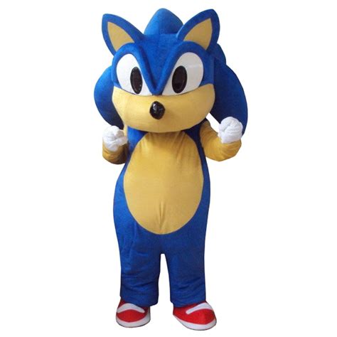 Cosplay Costumes New Professional Sonic Hedgehog Mascot Costume Fancy