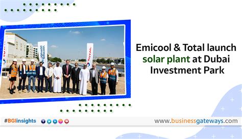 Emicool Total Launch Solar Plant At Dubai Investment Park