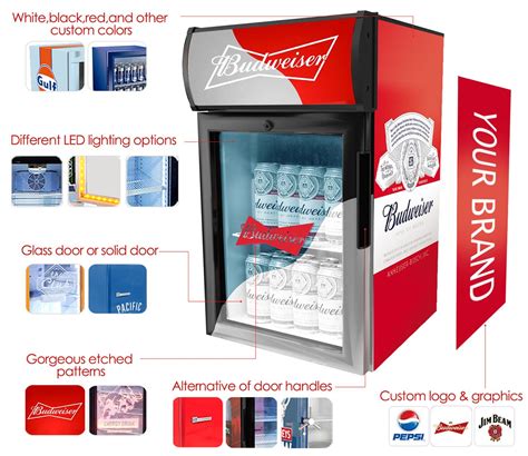 Custom Branded Mini Fridges And Coolers For Budweiser Beer Promotion