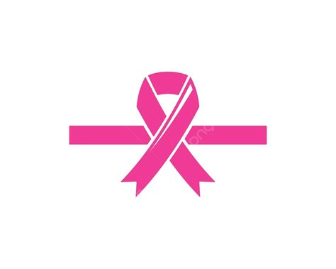 Breast Cancer Ribbon Vector Illustration Design Disease Girl Pink