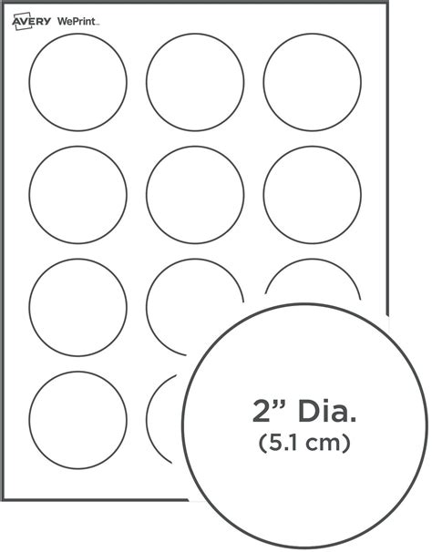 Printable Circle Stickers