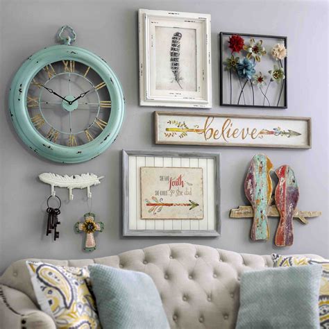 Bring a shabby chic charm to your home by adding pieces of wall decor from Kirkland's Flea ...