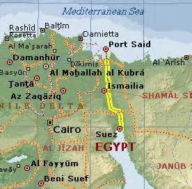 El canal de suez ( en árabe : La seconde voie du canal de Suez inaugurée le 6 août 2015