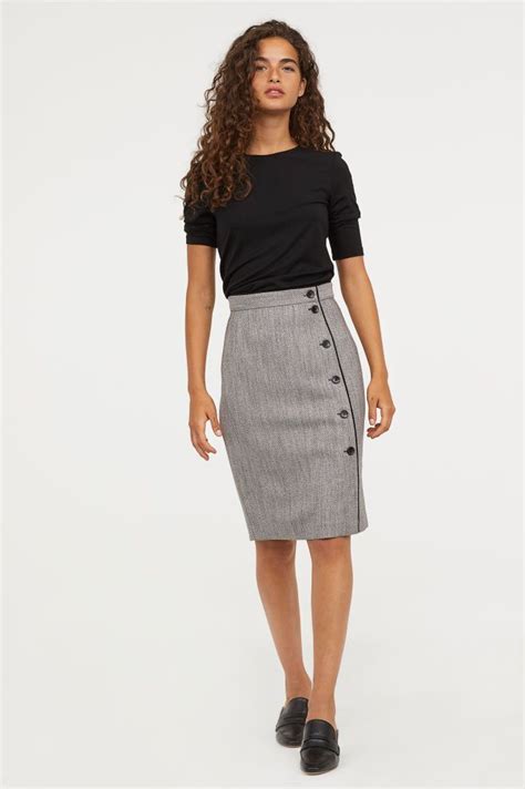 Knee Length Skirt Bleistiftrock Damen Online Shoppen