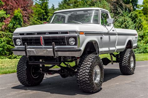 No Reserve 460 Powered 1974 Ford F 250 Ranger Xlt 4x4 For Sale On Bat