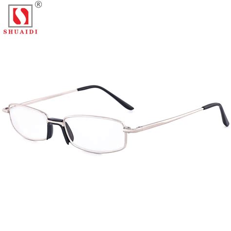 glass reading glasses for women men alloy frame slim spectacles reader eyeglass eyewear unisex
