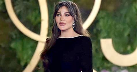 nadine nassib njeim wore a backless black gown for the 2022 joy awards in riyadh